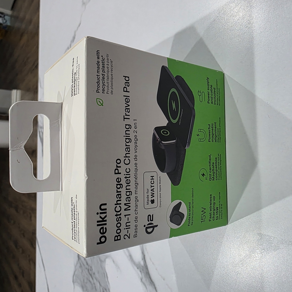 Belkin BoostCharge Pro 2-in-1 Magnetic Charging Pad - Picture 1 of 7